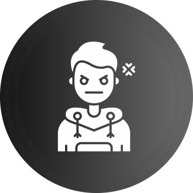 Tek izole cadılar bayramı simgesinin vektör çizimi