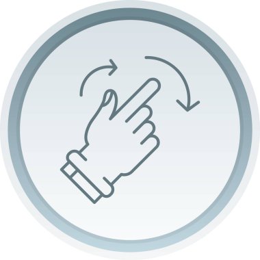 finger touch gesture icon