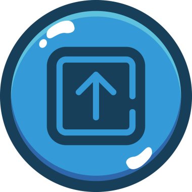 Tamamlanmış taslak biçiminde ok aşağı simgesi