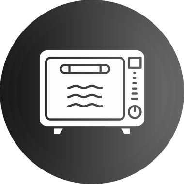 Klima simgesi, basit siyah tasarım