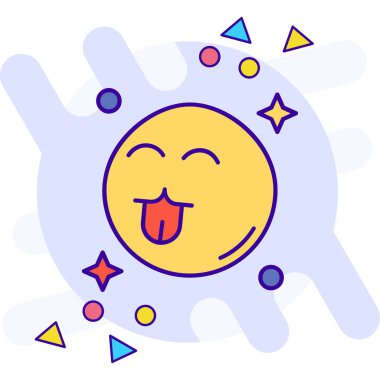 Mutlu güneş kawaii çizgi film vektör çizimi