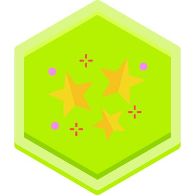 Sihirli değnek. Web simgesi basit illüstrasyon