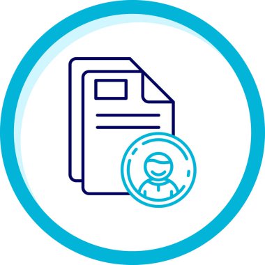 Dosya simgesinin vektör illüstrasyonu