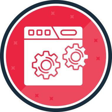 seo modern simgesinin vektör illüstrasyonu