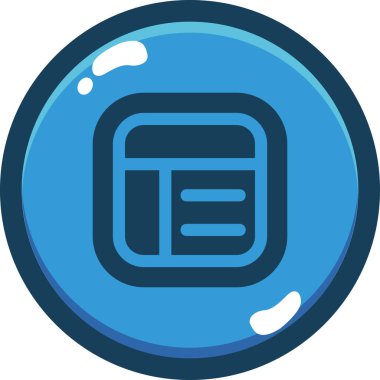 Bozuk para. Web simgesi basit illüstrasyon