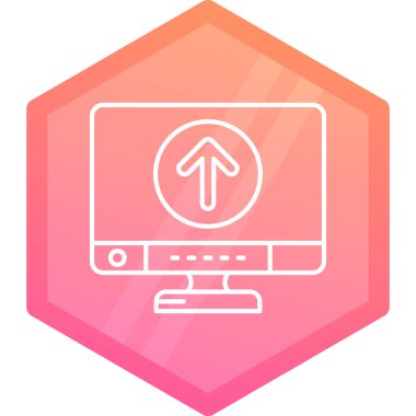 seo modern simgesinin vektör illüstrasyonu