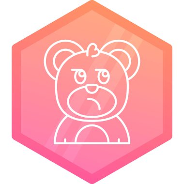 Beyaz arkaplanda çizgi bal peteği simgesi izole edildi. Bal hücrelerinin sembolü. Tatlı doğal yemek. Renkli taslak konsepti. Vektör