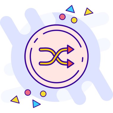 Renk web vektör simgesi