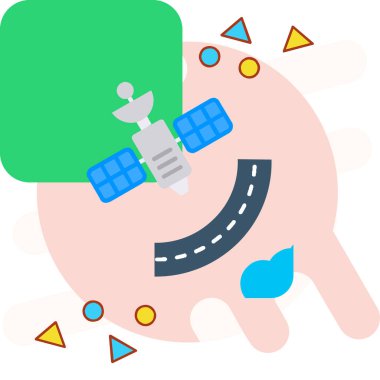 Araba paylaşım simgesi, vektör illüstrasyonu