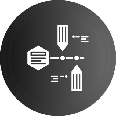 Modern b 'nin vektör illüstrasyonu