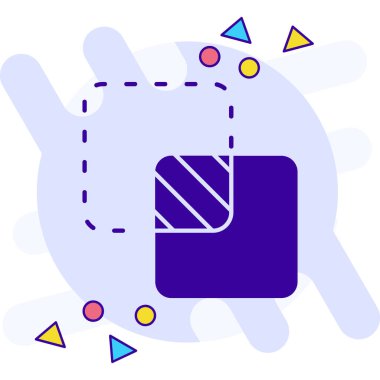 renk web simgesi, vektör illüstrasyonu