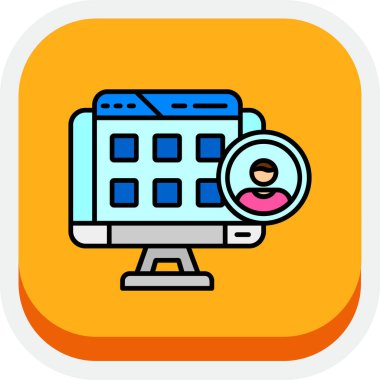 kamera simgesi vektör illüstrasyonu