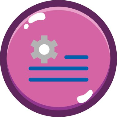 Ayarlama. Web simgesi basit illüstrasyon