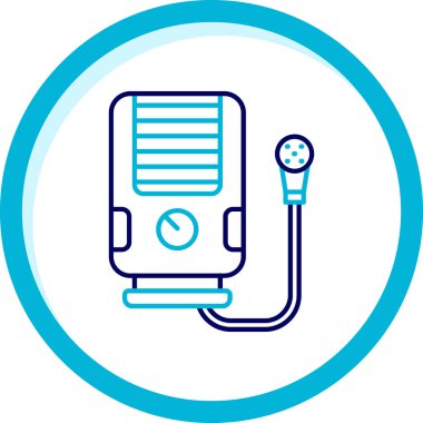 Tıbbi bir simgenin vektör illüstrasyonu