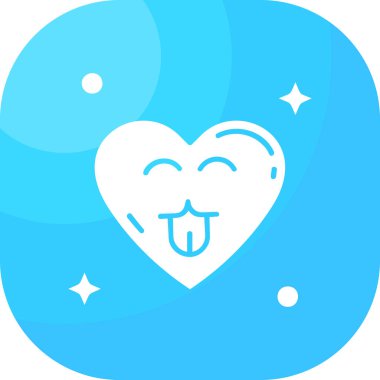 Aşk. Web simgesi basit illüstrasyon