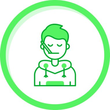 kullanıcı simgesi vektör illüstrasyonlu kullanıcı