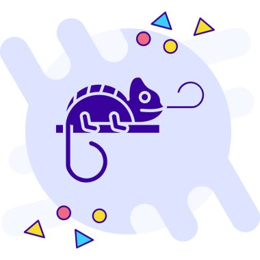 Şirin bir çizgi film karakterinin vektör çizimi