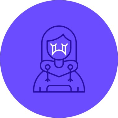 Korsan simgesinin vektör illüstrasyonu