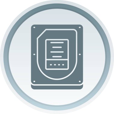 eşsiz parola simgesi vektör illüstrasyonu