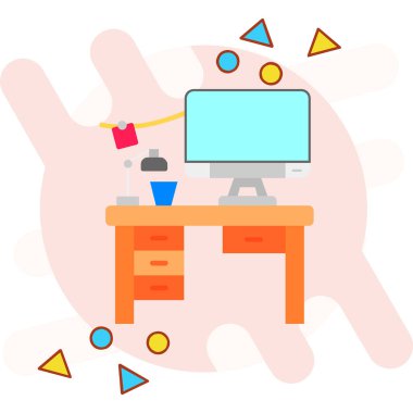 ofis çalışma tablosu simgesi