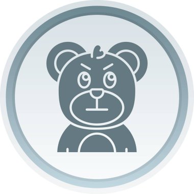 Benzersiz emoji vektör simgesi