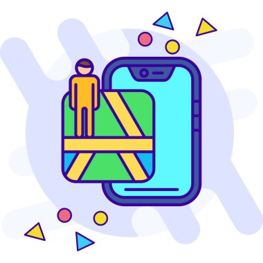 dağıtım izleme simgesi - taslak biçimi