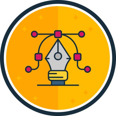 Seo simgesinin vektör illüstrasyonu