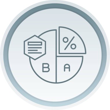 İş ve finans simgesinin vektör illüstrasyonu