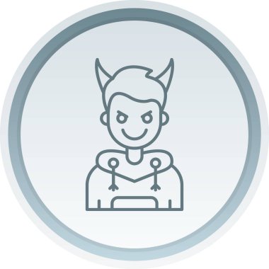 şeytan vektör simgesi kolayca değiştirebilir ya da düzenleyebilir