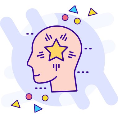 fikir başlığı tasarım vektörü