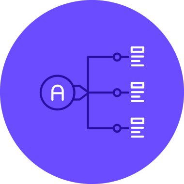 devre kartı simgesi, vektör illüstrasyonu