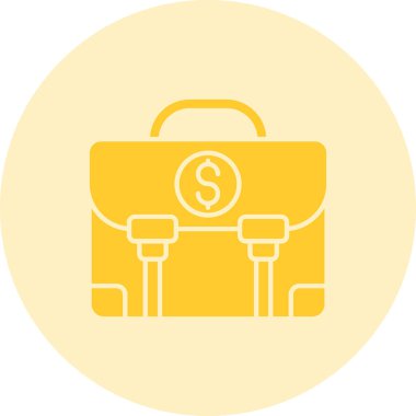 evrak çantası ikonu vektör illüstrasyonu