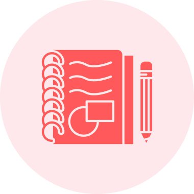 Modern simgenin vektör illüstrasyonu