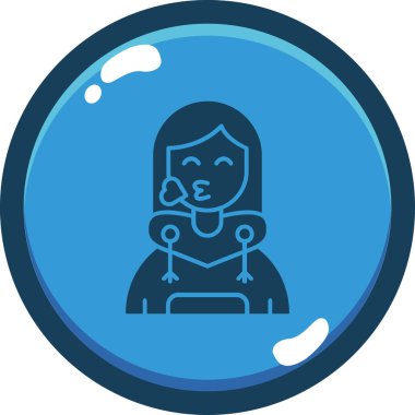 bebek ikonu vektör illüstrasyonu