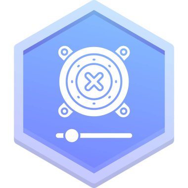 Pusula. Web simgesi basit illüstrasyon