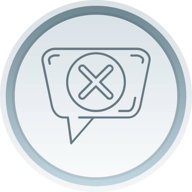 ileti ikonu vektör illüstrasyonu