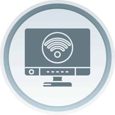 bilgisayar vektör çizgisi simgesi çember deseni