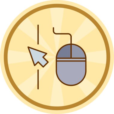 golf ikonu vektör illüstrasyonu