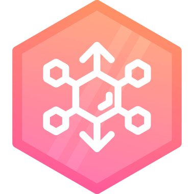 Kimyasal matara. Web simgesi basit illüstrasyon