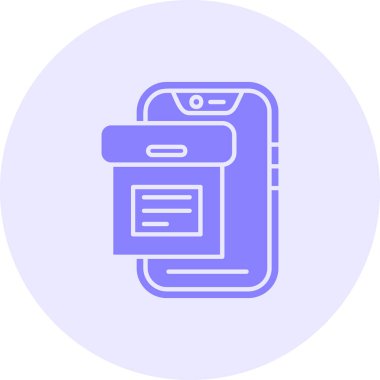 - Telefon. Web simgesi basit illüstrasyon