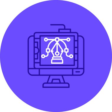 Seo simgesinin vektör illüstrasyonu