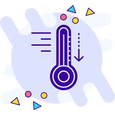 vektör, logotype cinsinden soğuk sıcaklık simgesi