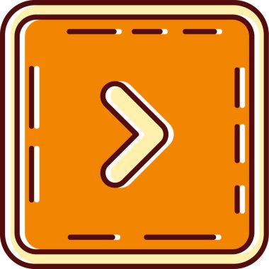 ok simgesi vektör illüstrasyonu