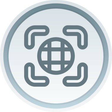 genel ağ simgesi çizimi