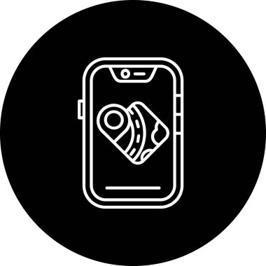 vektör akıllı telefon simgesi