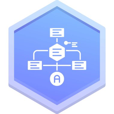 ai bilgisayar ağı simgesi