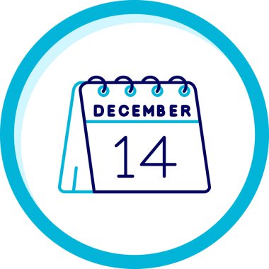 Aralık ayı tarihli takvim