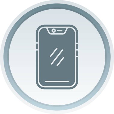Akıllı telefon simgesinin vektör illüstrasyonu