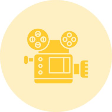 film simgesi vektör illüstrasyonu