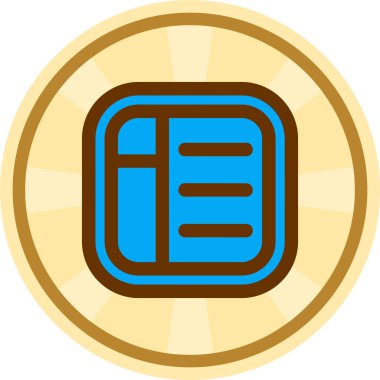 Bozuk para. Web simgesi basit illüstrasyon